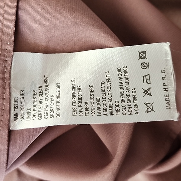 Pastore Couture Mauve Dress, Sz 44 - Picture 9 of 9